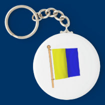 Nautical Flag 'K' keychains