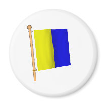 Nautical Flag 'K' magnets