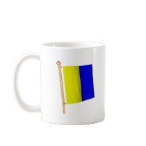 Nautical Flag 'K' mugs by CptMikey Nautical Flag 'K' mugs