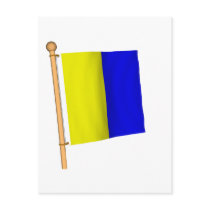 Nautical Flag 'K' postcards by CptMikey Nautical Flag 'K' postcards