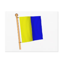 Nautical Flag 'K' postcards by CptMikey Nautical Flag 'K' postcards