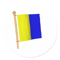 Nautical Flag 'K' stickers by CptMikey Nautical Flag 'K' stickers