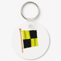 Nautical Flag 'L' keychains