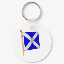 Nautical Flag 'M' keychains