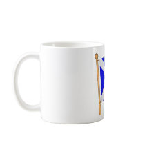 Nautical Flag 'M' Coffee Mugs