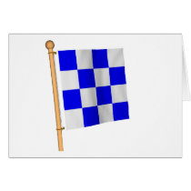 Nautical Flag 'N' Greeting Card
