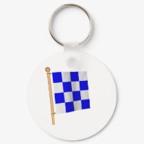 Nautical Flag 'N' keychains