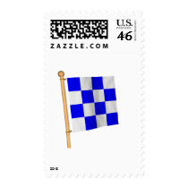 Nautical Flag 'N' Postage Stamp