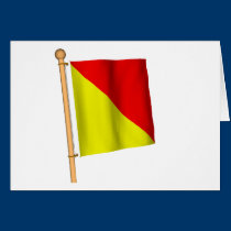 Nautical Flag 'O' cards
