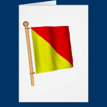 Nautical Flag 'O' cards