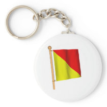 Nautical Flag 'O' Key Chain