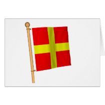 Nautical Flag 'R' Greeting Cards