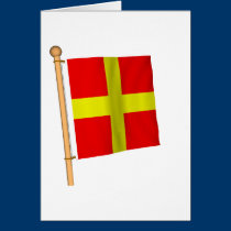 Nautical Flag 'R' cards