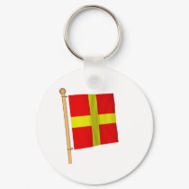 Nautical Flag 'R' keychains