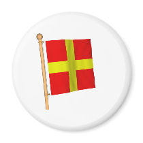 Nautical Flag 'R' magnets