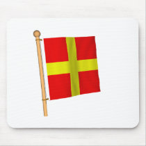 Nautical Flag 'R' mousepads