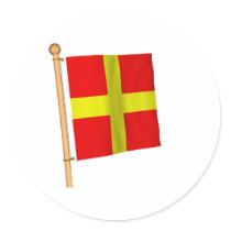 Nautical Flag 'R' stickers by CptMikey Nautical Flag 'R' stickers