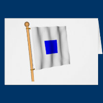 Nautical Flag 'S' cards