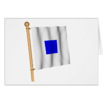Nautical Flag 'S' cards