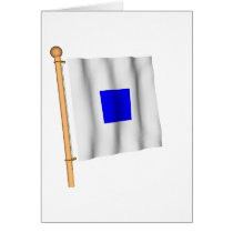 Nautical Flag 'S' cards