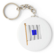 Nautical Flag 'S' Key Chain