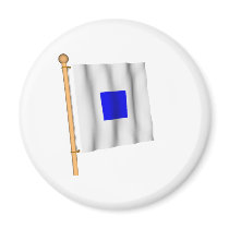 Nautical Flag 'S' magnets