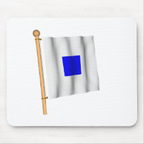 Nautical Flag 'S' mousepads