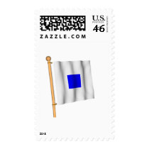 Nautical Flag 'S' Stamp