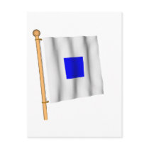Nautical Flag 'S' postcards by CptMikey Nautical Flag 'S' postcards