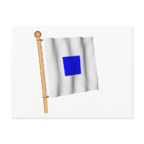 Nautical Flag 'S' postcards by CptMikey Nautical Flag 'S' postcards