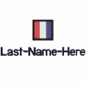 Nautical Flag "T" Shirt - Personalize Two Places embroidered shirts