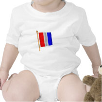 Nautical Flag 'T' Baby Bodysuits