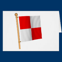 Nautical Flag 'U' cards