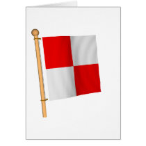 Nautical Flag 'U' cards