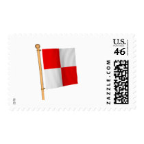 Nautical Flag 'U' Stamp