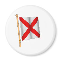 Nautical Flag 'V' magnets