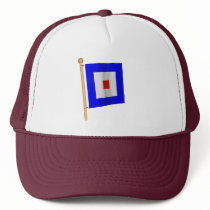 Nautical Flag 'W' Trucker Hat