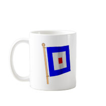 Nautical Flag 'W' mugs by CptMikey Nautical Flag 'W' mugs