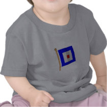 Nautical Flag 'W' Tshirts