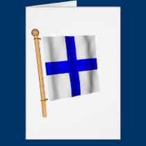 Nautical Flag 'X' cards