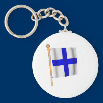 Nautical Flag 'X' keychains