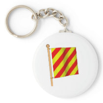 Nautical Flag 'Y' Key Chain