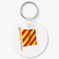 Nautical Flag 'Y' keychains