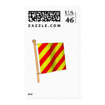 Nautical Flag 'Y' postage