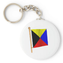 Nautical Flag 'Z' Keychains