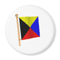Nautical Flag 'Z' magnets