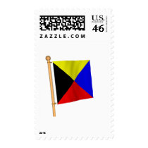 Nautical Flag 'Z' postage