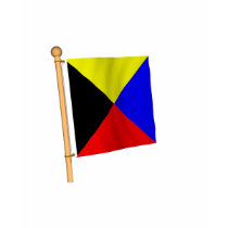 Nautical Flag 'Z' Tshirts