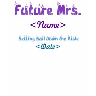 Nautical Future Mrs. T-shirt shirt