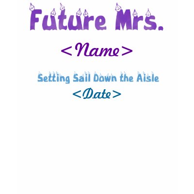 Nautical Future Mrs. T-shirt